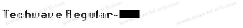 Techwave Regular字体转换